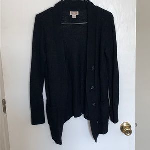 Black cardigan